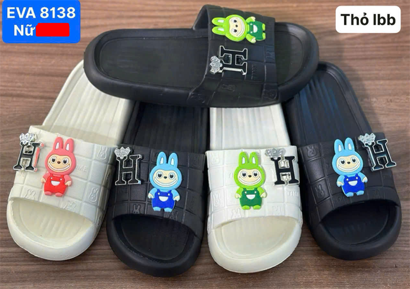 DÉP NHẸ KB 8138 LABUBU CHỮ H 098