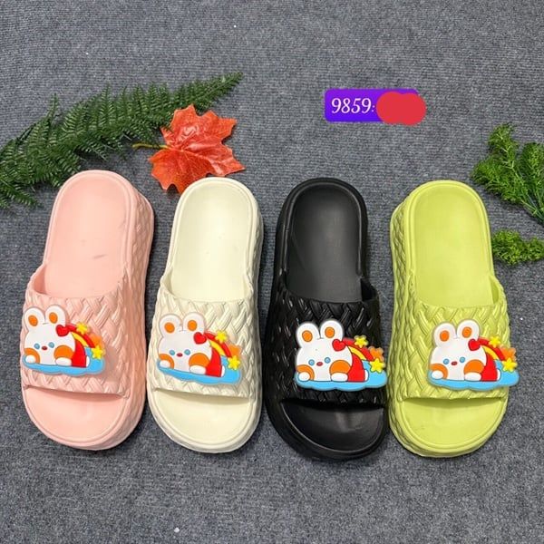  DÉP SIÊU NHẸ NỮ KB 9859 NỮ THỎ CẦU VỒNG 489 