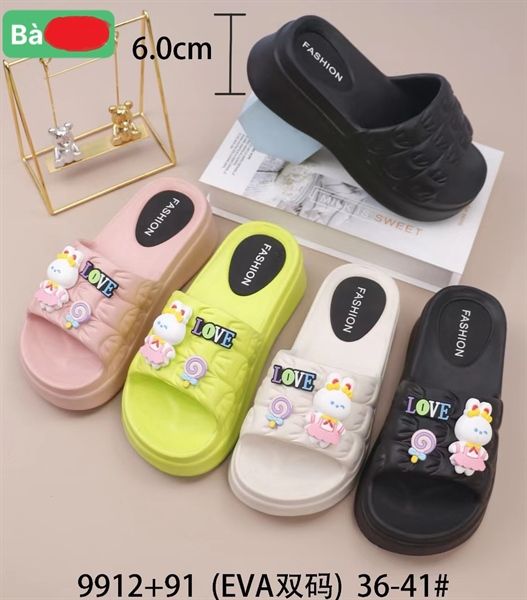  DÉP SIÊU NHẸ NỮ KB 9912 NỮ THỎ KẸO LOVE 003 