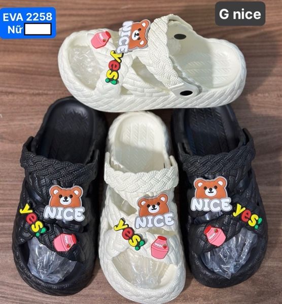  SANDAN SIÊU NHẸ NỮ KB 2258 GẤU NICE YES 098 