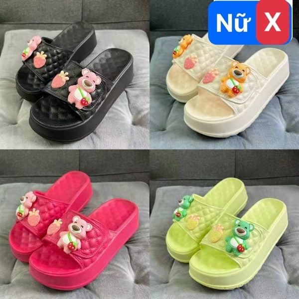 DÉP SIÊU NHẸ NỮ KB 333NỮ GẤU NỔI DÂU 506