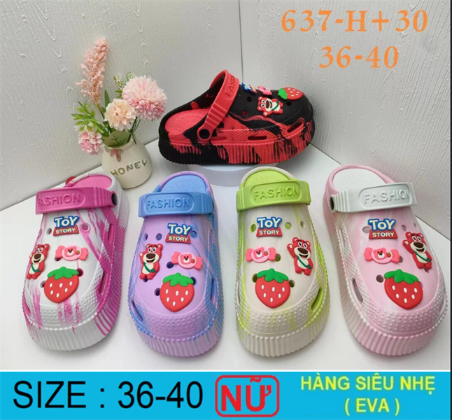 SỤC SIÊU NHẸ NỮ KB 637-H-30 GẤU DÂU KẸO 317 