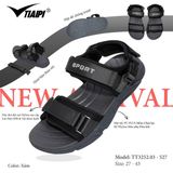  Sandal Nam Tiaipi 2 quai đế trơn - quai hậu tháo rời 