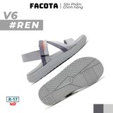  Sandal Nữ Facota 3 quai chéo đế trơn 