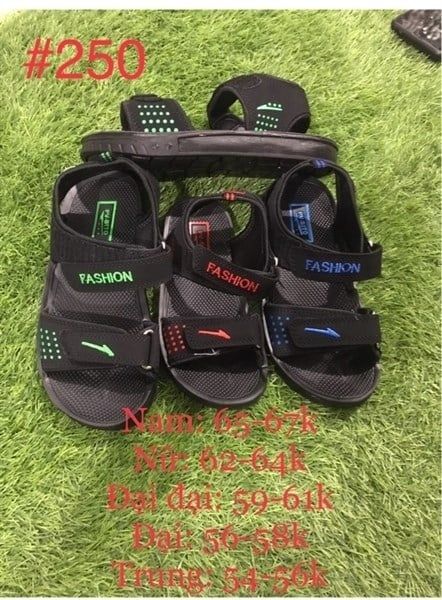  SANDAN DÙ KA FASHION HÀNG ĐẶT 250 CƠ BẢN 