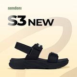  Sandal Nam Nữ SONDONI 2 quai ngang đế sơn 