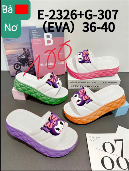  DÉP SIÊU NHẸ NỮ KB 2326-307 KUROMI NƠ 001 