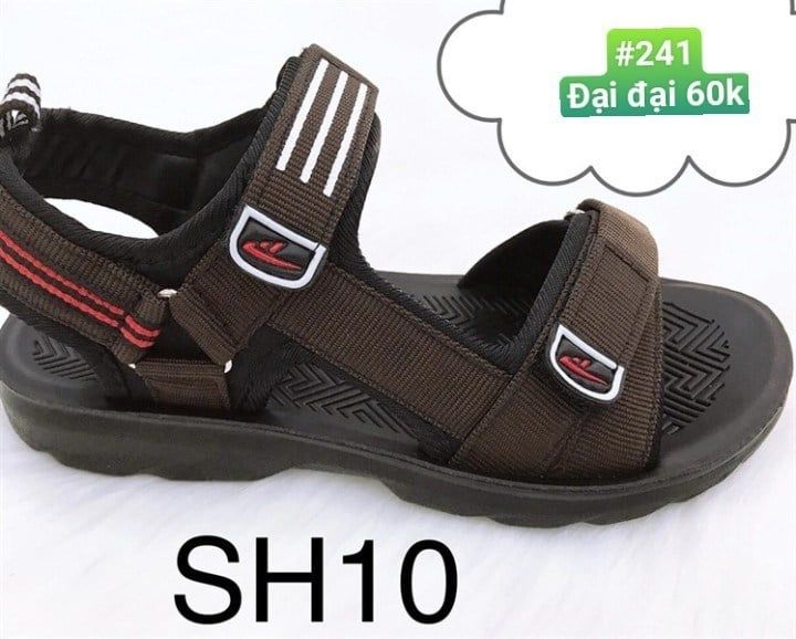  SANDAN DÙ NỮ ĐEN NÂU SH10 241 CƠ BẢN 
