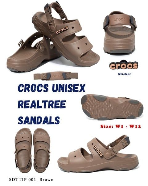  Sandal Crocs 2 quai đế liền - quai hậu tháo rời 