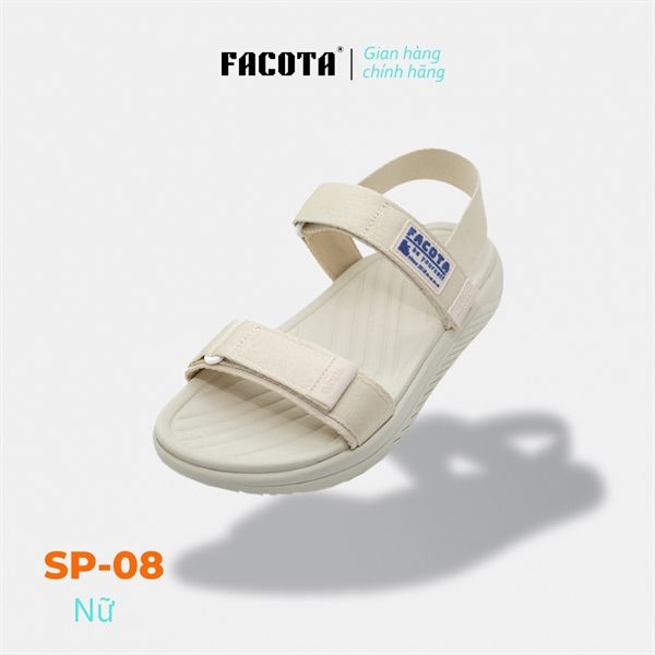  Sandal Nữ Facota 2 quai đế trơn 