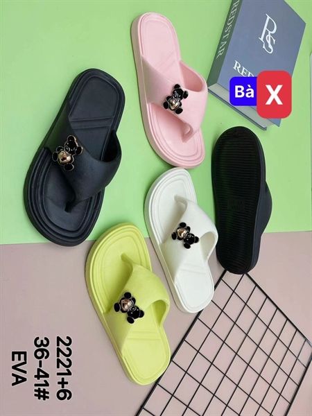 KẸP SIÊU NHẸ NỮ KB 2221-6 NỮ GẤU TIM 489