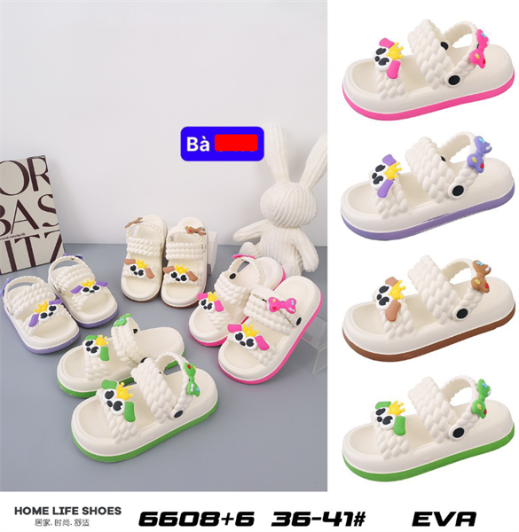 SANDAN SIÊU NHẸ NỮ KB 6608-6 CHÓ 489