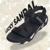 Sandals Nam Nữ Lucky 3 quai chéo đế sơn