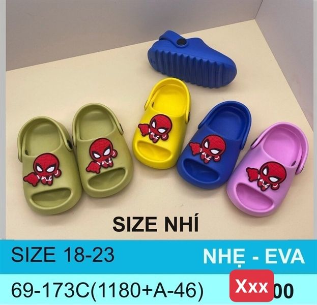  SANDAN SIÊU NHẸ EM BÉ KB 1180-A-46 NHÍ SIÊU NHÂN NHỆN 317 