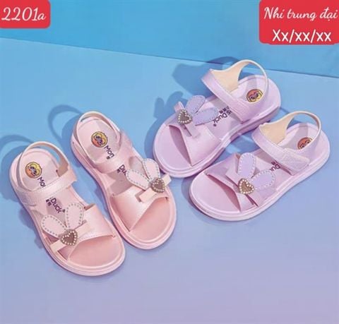  SANDAN NHỰA EM BÉ KB 2201A NHÍ TAI THỎ TIM 356 