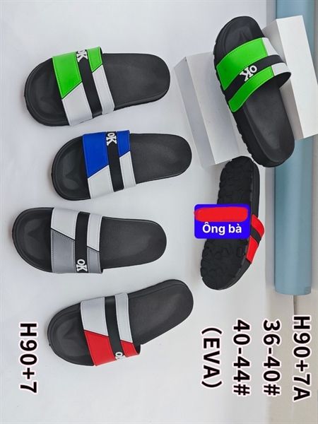  DÉP SIÊU NHẸ NỮ KB H90 NỮ SỌC MÀU OK 489 