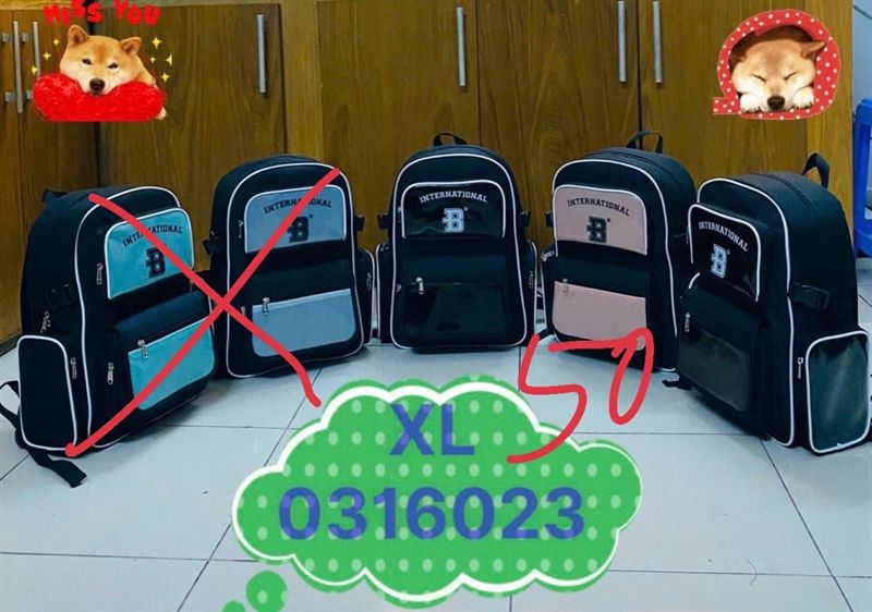  BALO DÙ NỮ KC 0316023 HỘP CHỮ B 404 