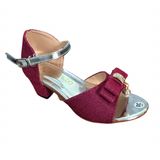  SANDAN TT KA ĐẠI HỒNG ĐẬM NƠ KHÓA HỘT KIM TUYẾN 018 