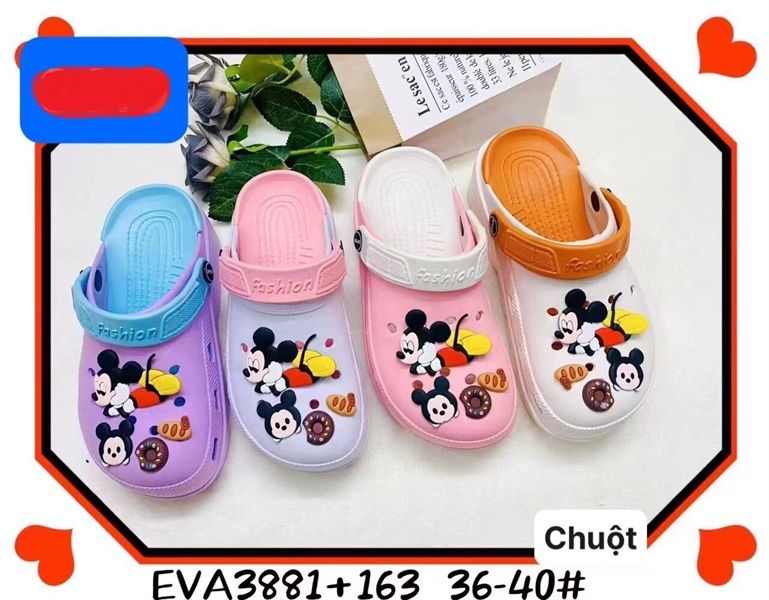  SỤC SIÊU NHẸ NỮ KB 3881 NỮ CHUỘT MICKEY BÁNH 098 