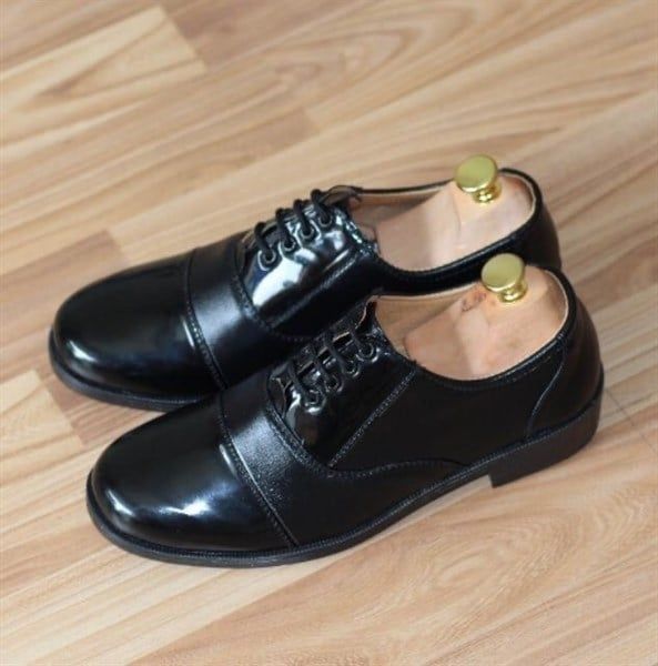  GIÀY SI KA SĨ QUAN SAVATO BÓNG ĐEN ANXUAN 07-22 