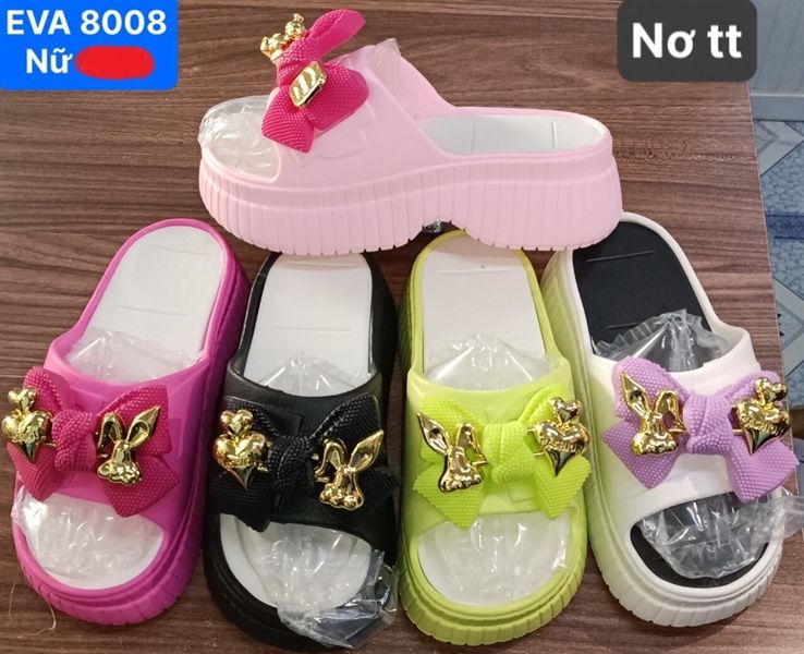  DÉP SIÊU NHẸ NỮ KB 8008 NỮ NƠ THỎ 098 