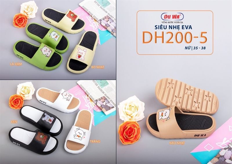 DÉP SIÊU NHẸ NỮ KB DH200-5 NỮ HÀNG ĐẶT 213 