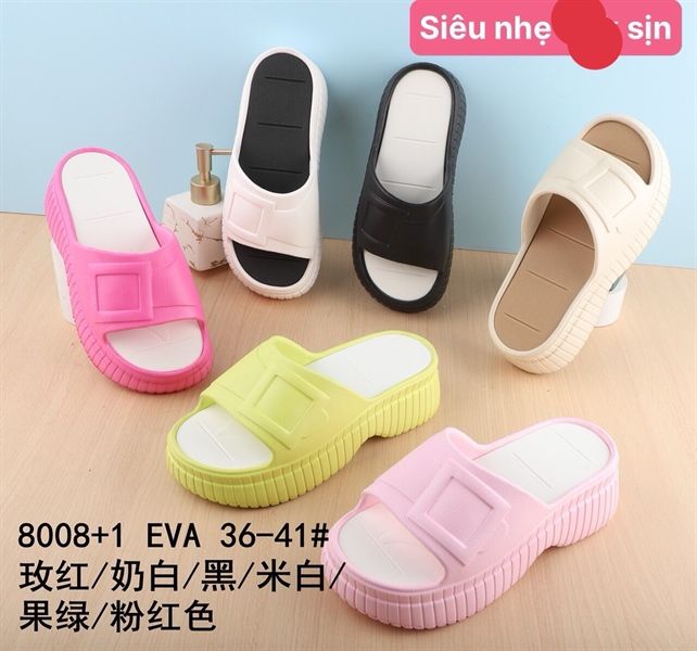  DÉP SIÊU NHẸ NỮ KB 8008-1 NỮ VUÔNG 356 