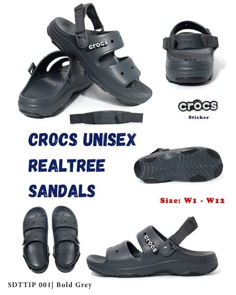  Sandal Crocs 2 quai đế liền - quai hậu tháo rời 