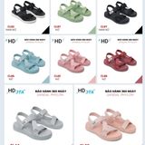  Sandal Nữ Facota 3 quai chéo đế trơn - quai khóa nối 