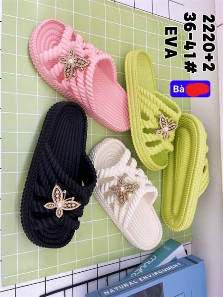  DÉP SIÊU NHẸ NỮ KB 2220 NỮ ĐẠN KHÓA BƯỚM 489 