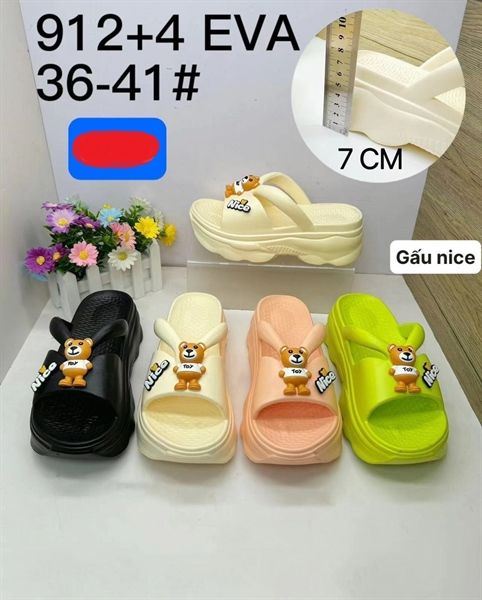  DÉP SIÊU NHẸ NỮ KB 912 NỮ GẤU TOY NICE 098 