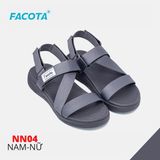  Sandal Nam Facota 3 quai chéo đế trơn - quai hậu tháo rời 