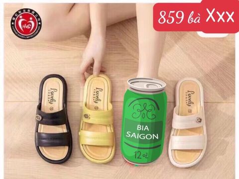  DÉP NHỰA NỮ KB 859 NỮ 2Q KHOÁ OC FASHION 001 