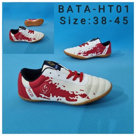  GIÀY ĐÁ BATA-HT01 NAM TRẮNG ĐỎ 095 