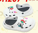  SỤC SIÊU NHẸ NỮ KB DH207-1 NỮ TRẮNG ĐEN STICKER 213 