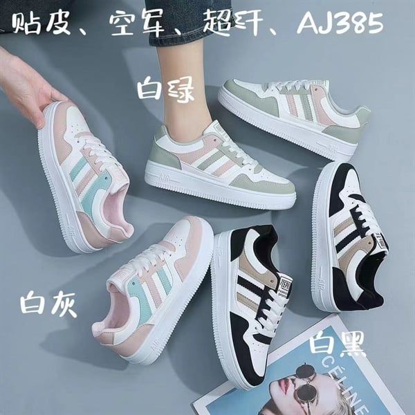 GIÀY TT KA AJ385 2 SỌC MÀU 110