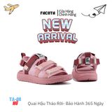  Sandal Nữ Facota 3 quai bế đế trơn - quai hậu tháo rời 