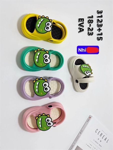  DÉP SIÊU NHẸ EM BÉ KB 3123 NHÍ MẶT KHỦNG LONG 489 