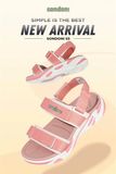  Sandal Nữ Sondoni 2 quai đế trơn - quai hậu tháo rời 