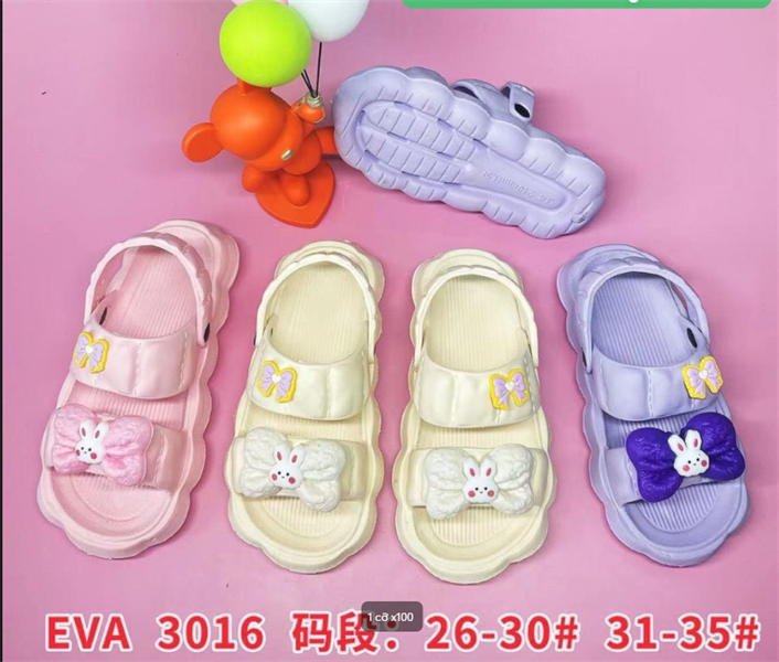  SANDAN SIÊU NHẸ EM BÉ KB 3016 2Q NƠ THỎ 003 