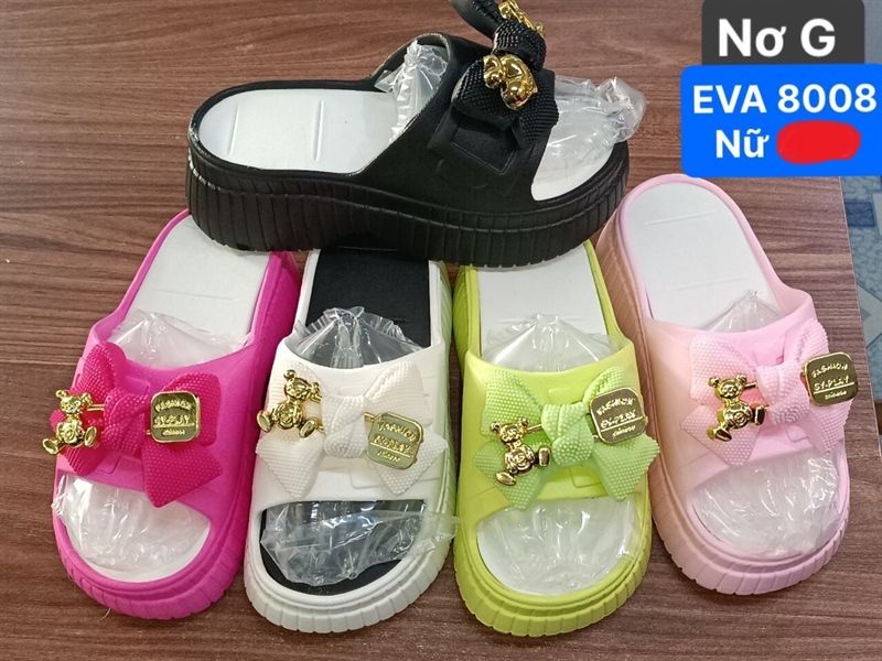  DÉP SIÊU NHẸ NỮ KB 8008 NỮ NƠ GẤU 098 