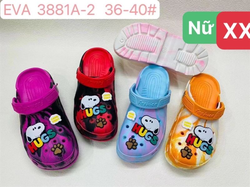 SỤC SIÊU NHẸ NỮ KB 3881 NỮ LOANG CHÓ HUGS 099