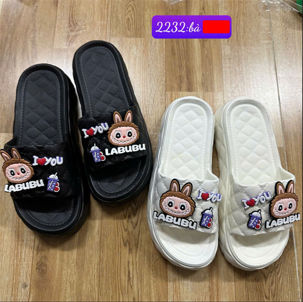 DÉP NHẸ KB 2232 LABUBU CHỮ 489