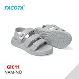  Sandal Nữ Facota 3 quai đế trơn 
