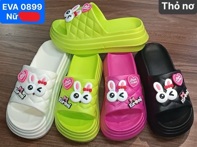  DÉP SIÊU NHẸ NỮ KB 0899 NỮ THỎ NHÁY MẮT KURMI 098 