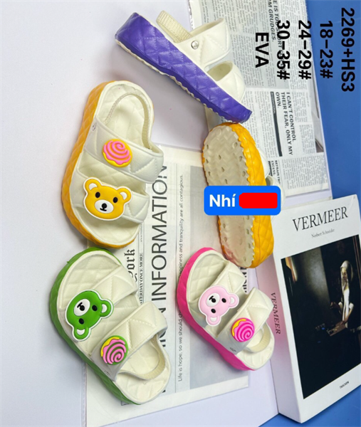  DÉP SIÊU NHẸ EM BÉ KB 2269-HS3 GẤU 489 