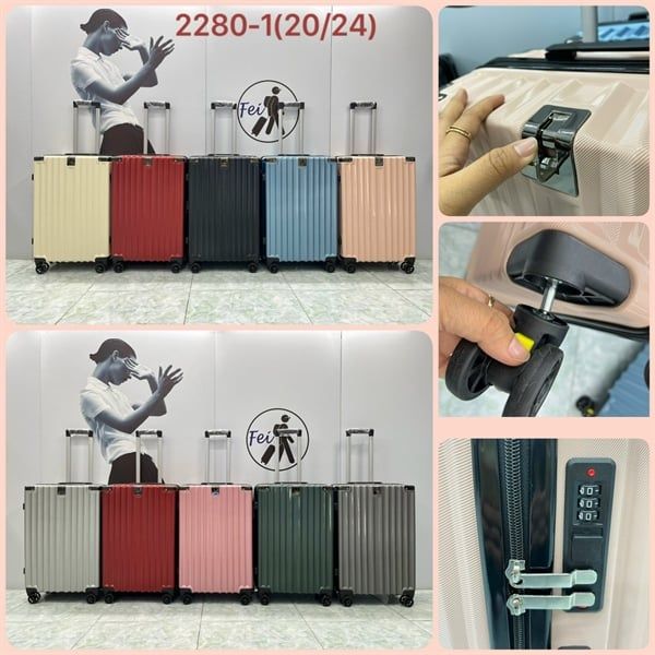  VALY NHỰA 2280 DÂY KÉO S20 431 