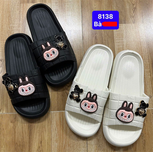  DÉP SIÊU NHẸ NỮ KB 8138 DÁN GẤU NHE RĂNG 489 