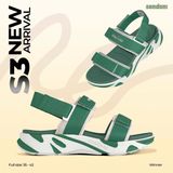  Sandal Nam Nữ SONDONI 2 quai ngang đế sơn 