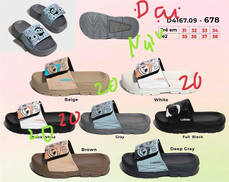  DÉP NHẸ KA 4167 LABUBU 185 